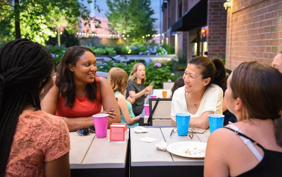 Hoboken Grace dinner group gathering from 2017